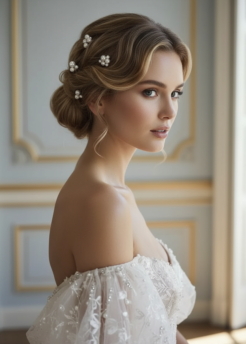 Lustre Pearl Pin Set