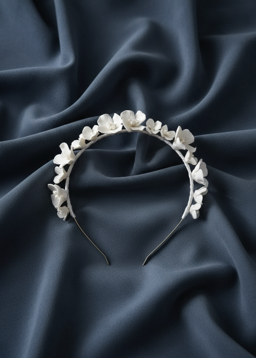 Porcelain Bloom Headband