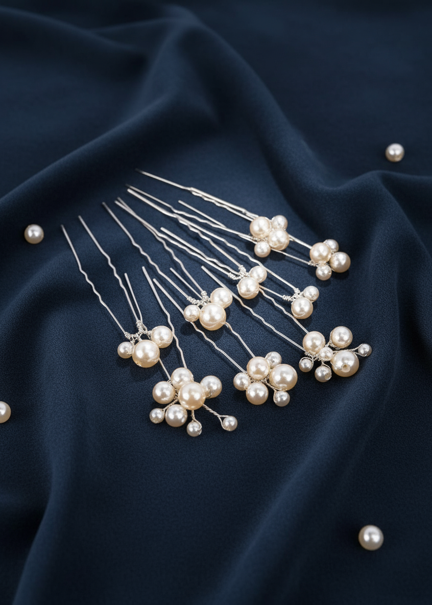 Lustre Pearl Pin Set