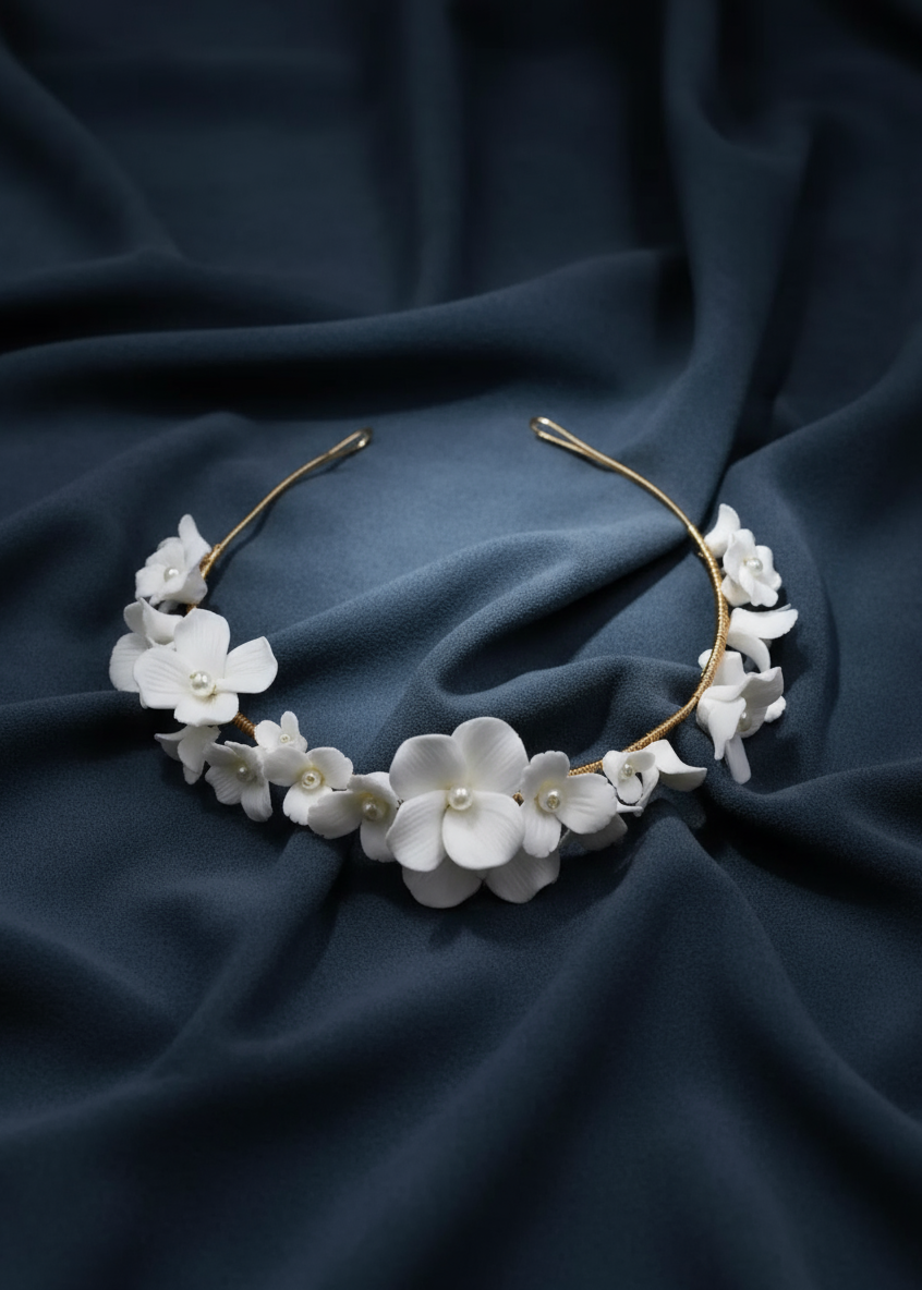 Ivory Bloom Circlet