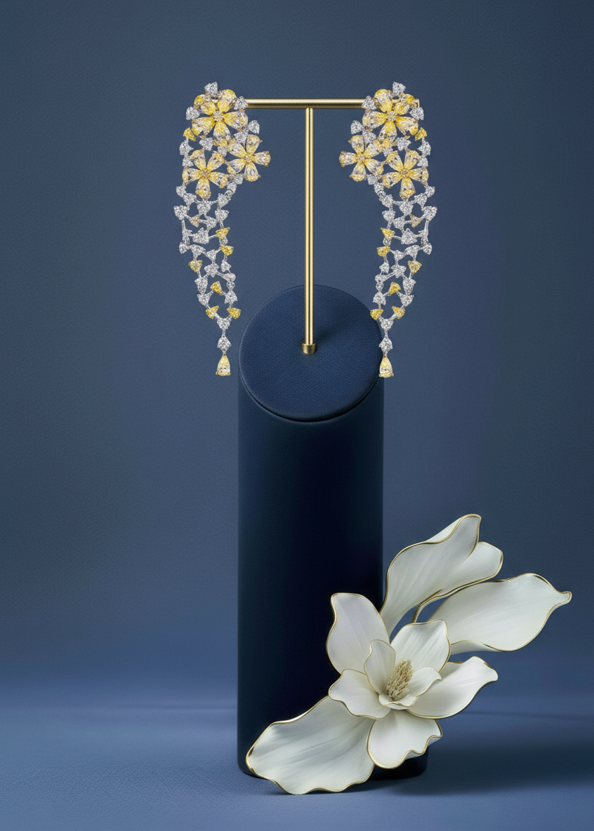 Fleur Cascade Earrings