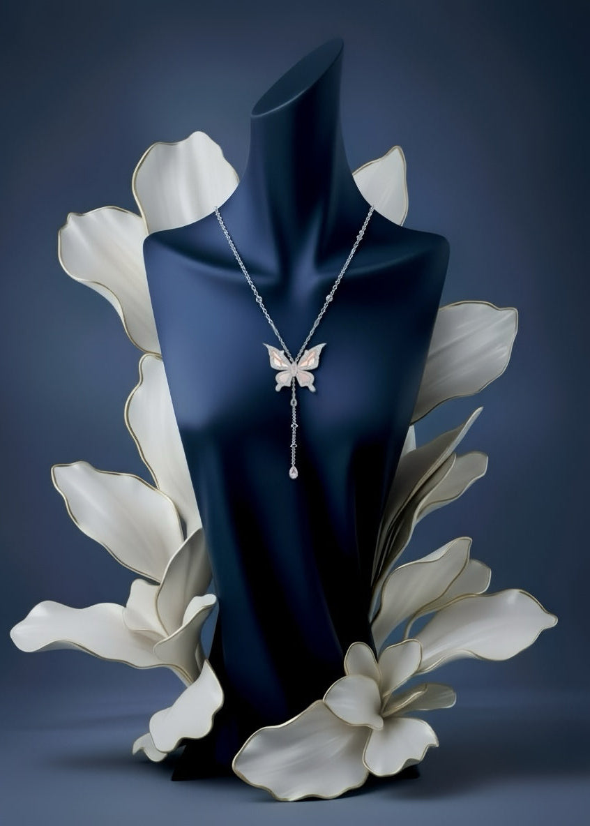 Papillon Drop Necklace