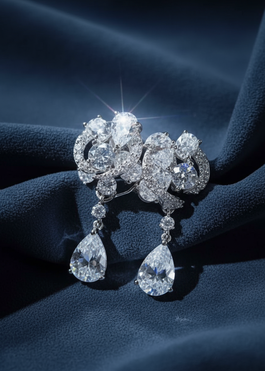 Celeste Bloom Teardrop Earrings