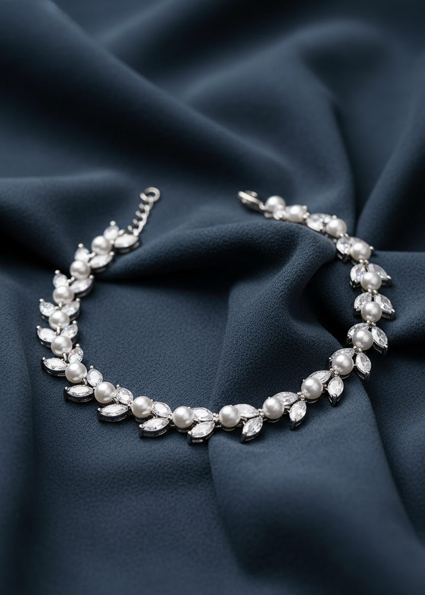 Lilyvine Pearl Bracelet