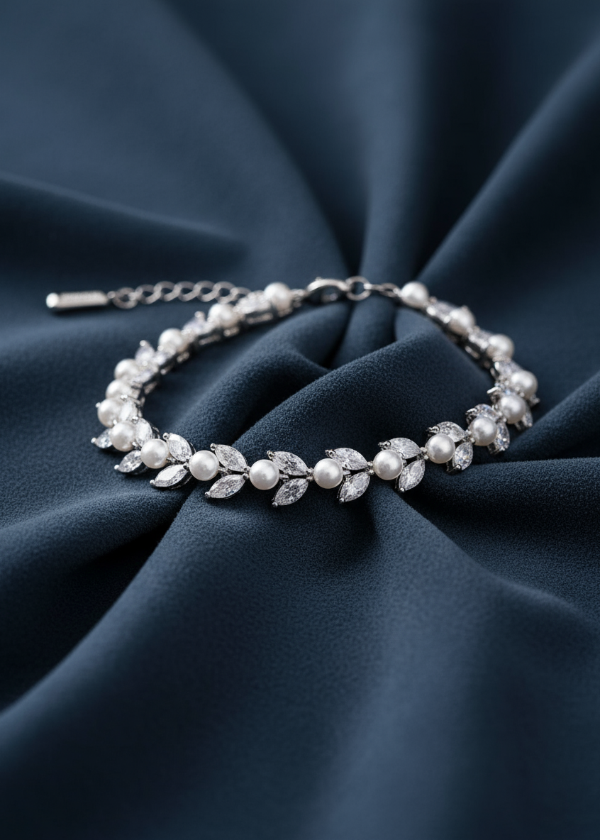 Lilyvine Pearl Bracelet