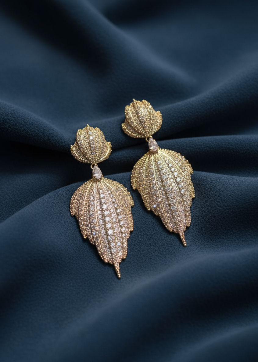 Gilded Leaf Drops