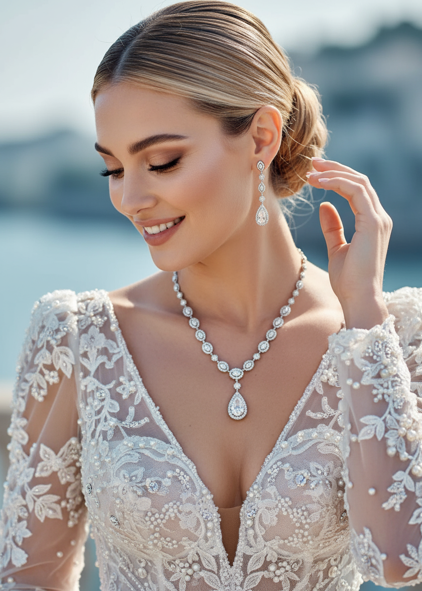 Cascade Teardrop Earrings