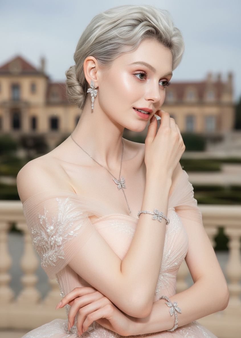 Papillon Drop Necklace