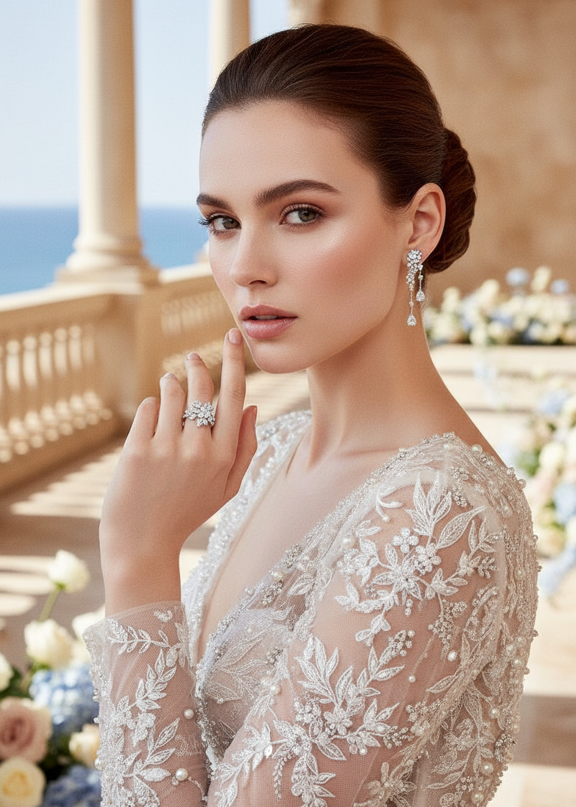 Fleurline Drop Earrings