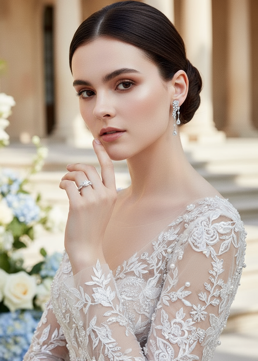 Fleurline Drop Earrings