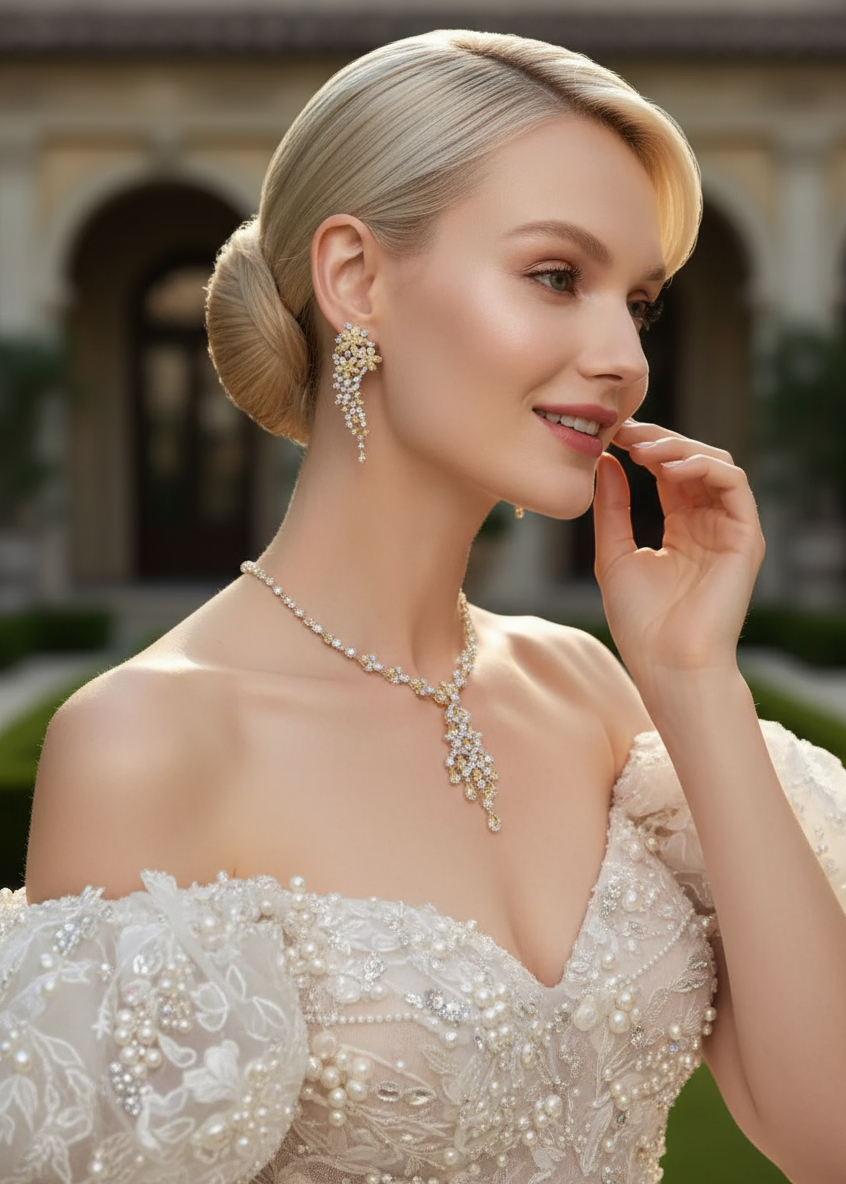 Fleur Cascade Earrings