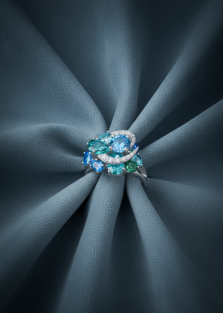 Celeste Bloom Petite Ring