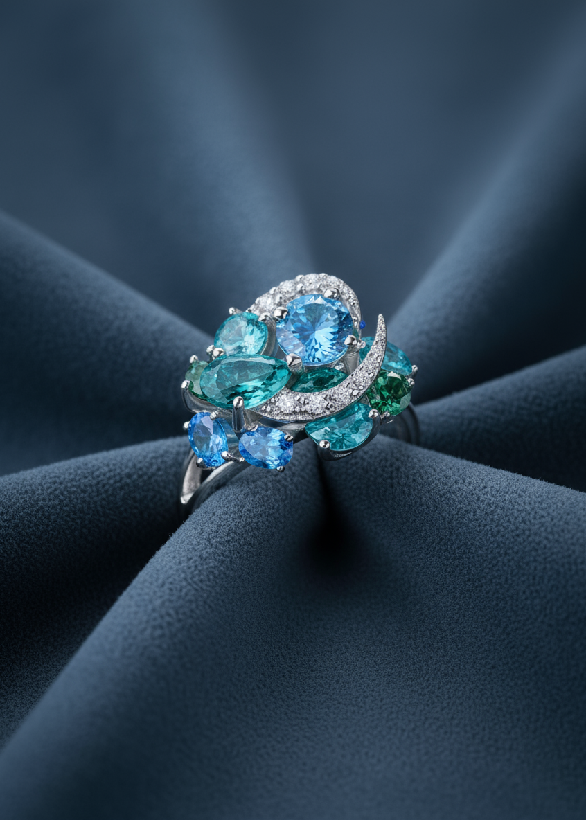 Celeste Bloom Petite Ring