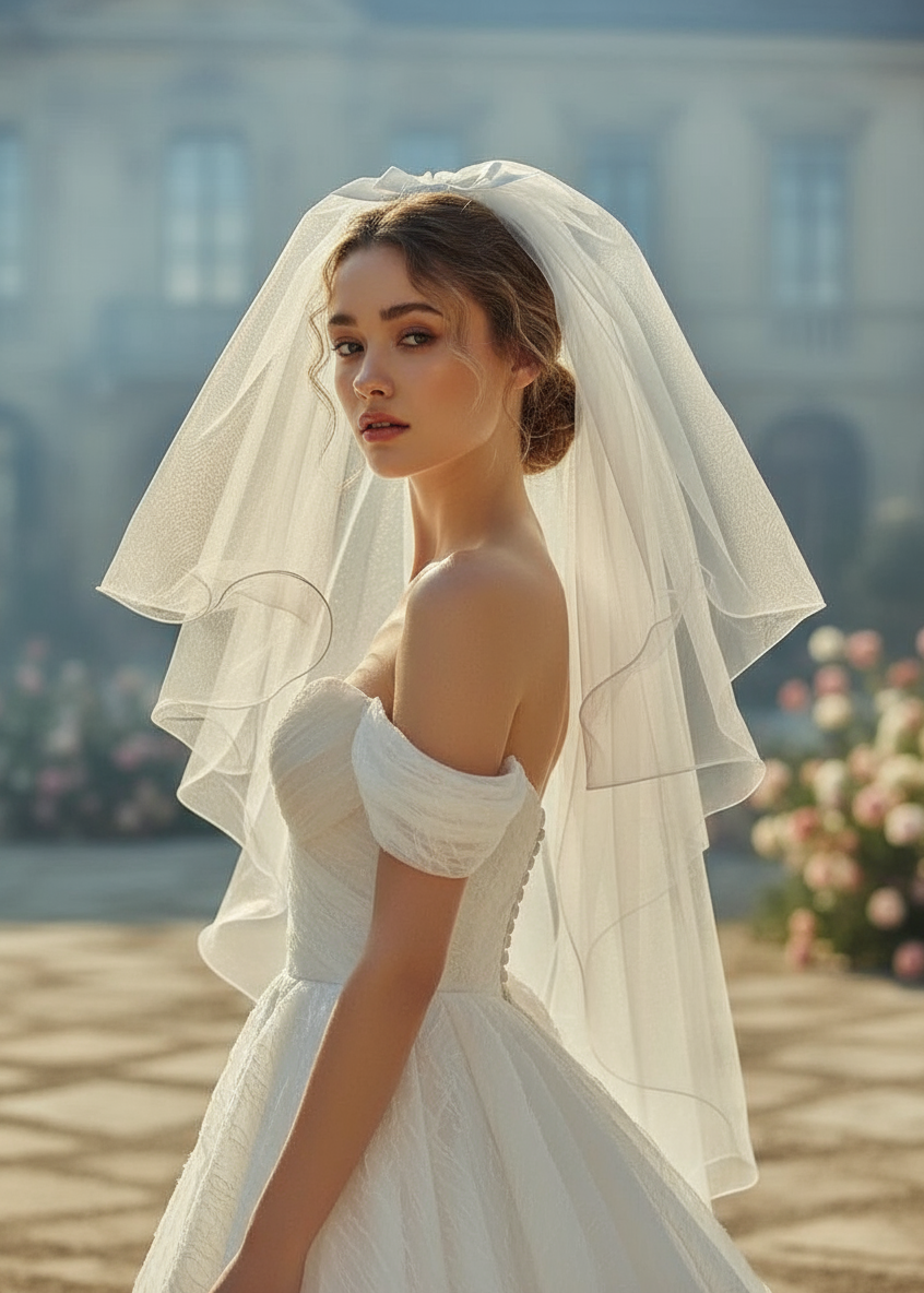 Bijou Bow Veil