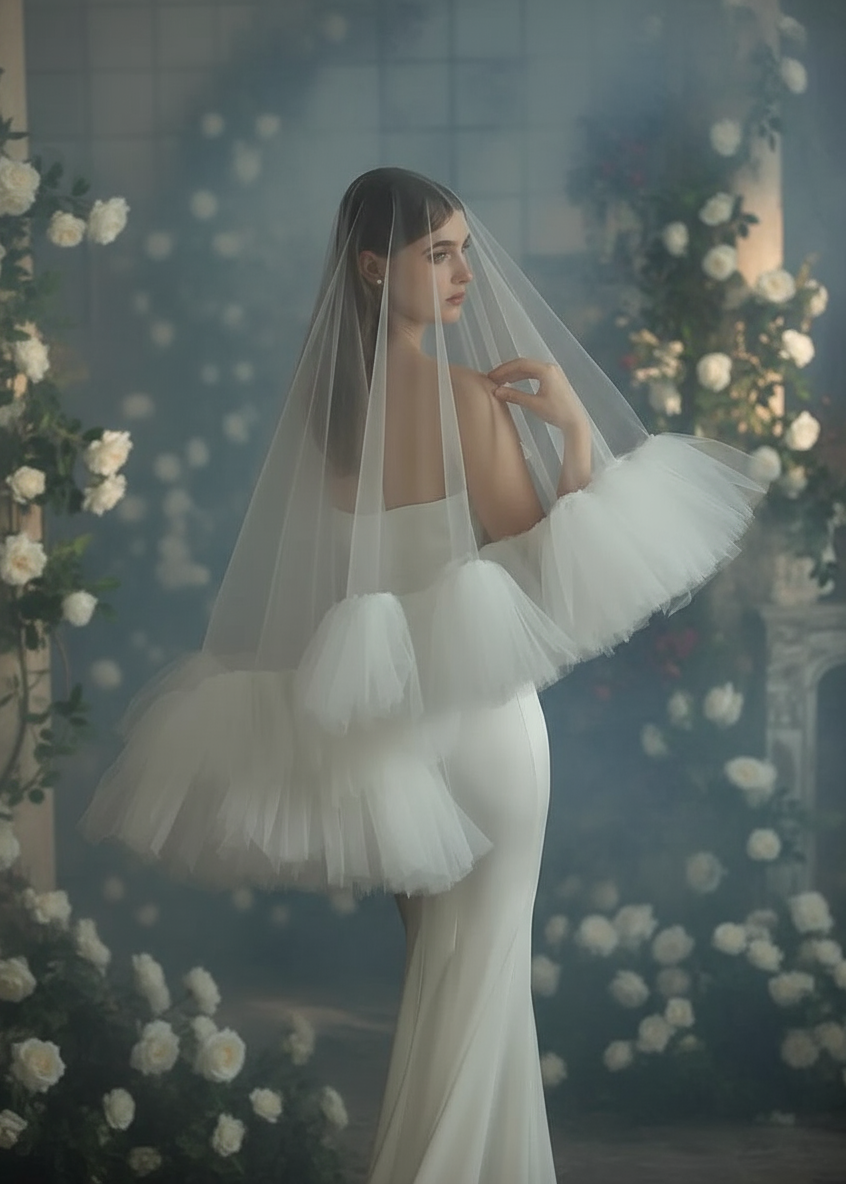 Ballet Ruffle Veil