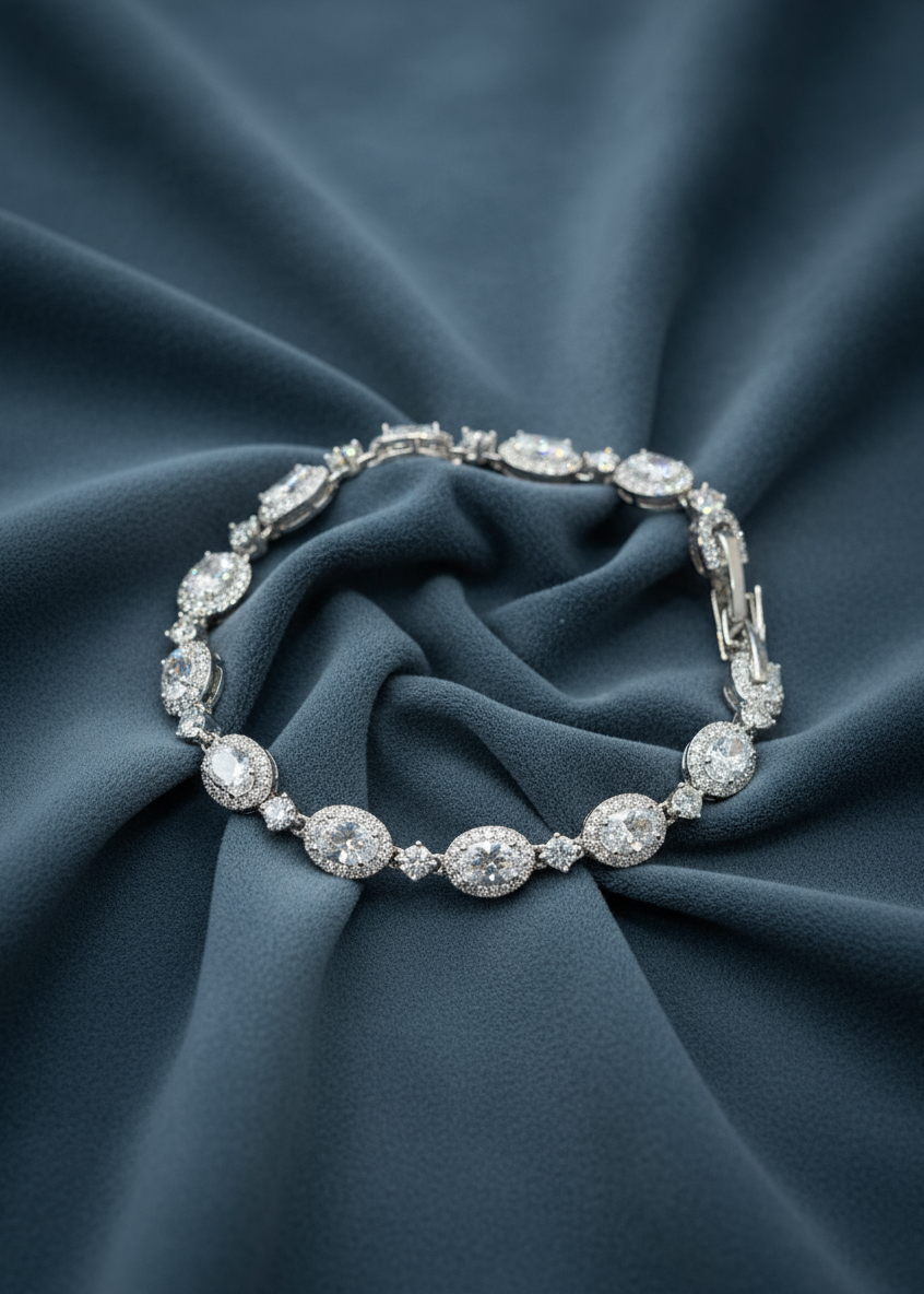 Lustre Oval Bracelet