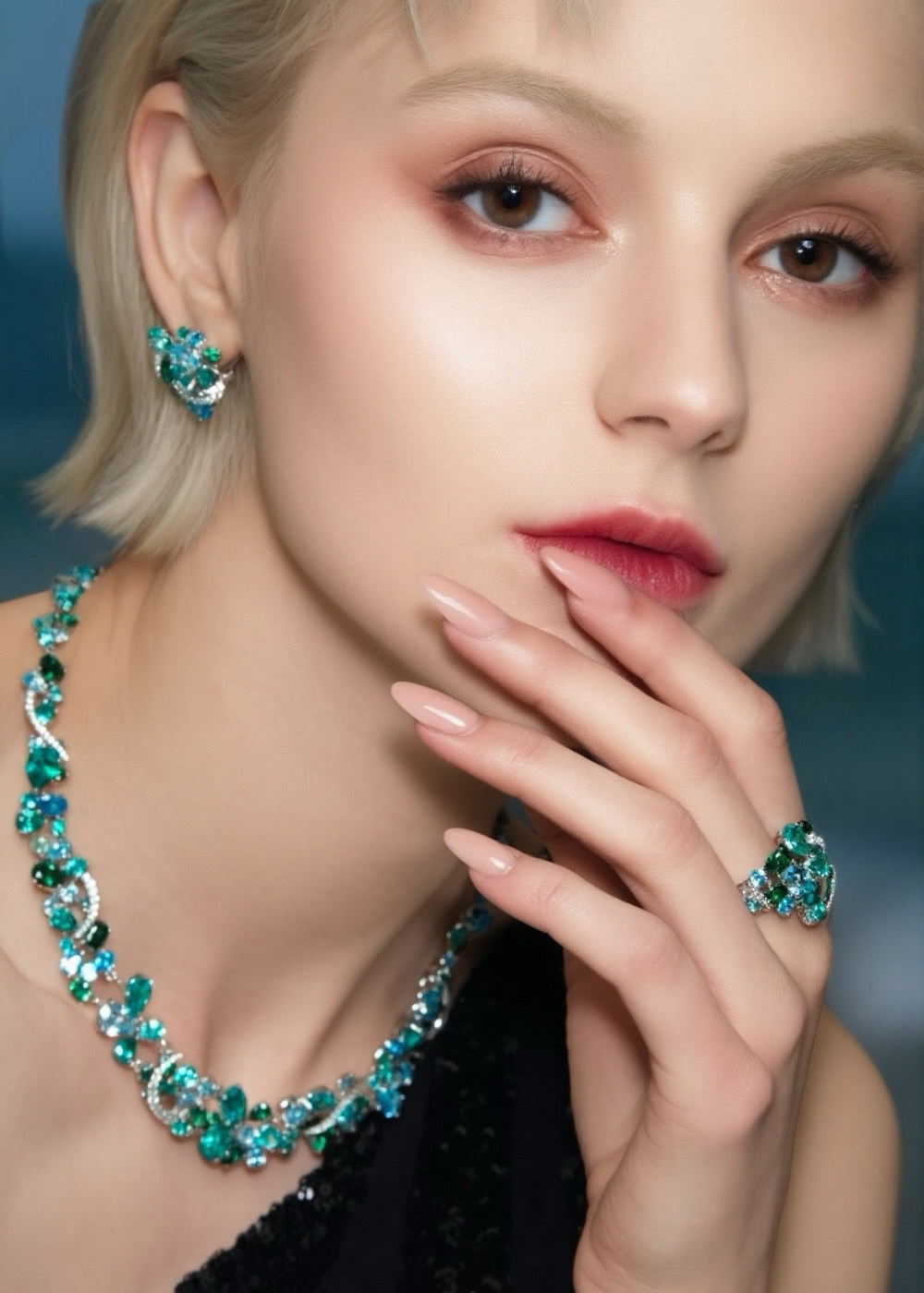 Celeste Bloom Custer Studs