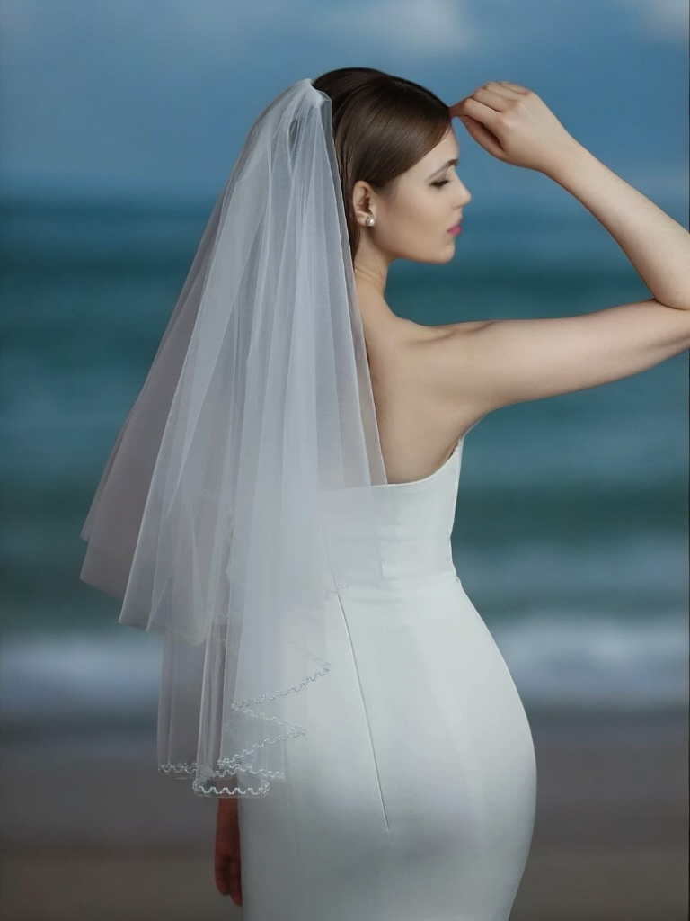 Pearl Cascade Veil