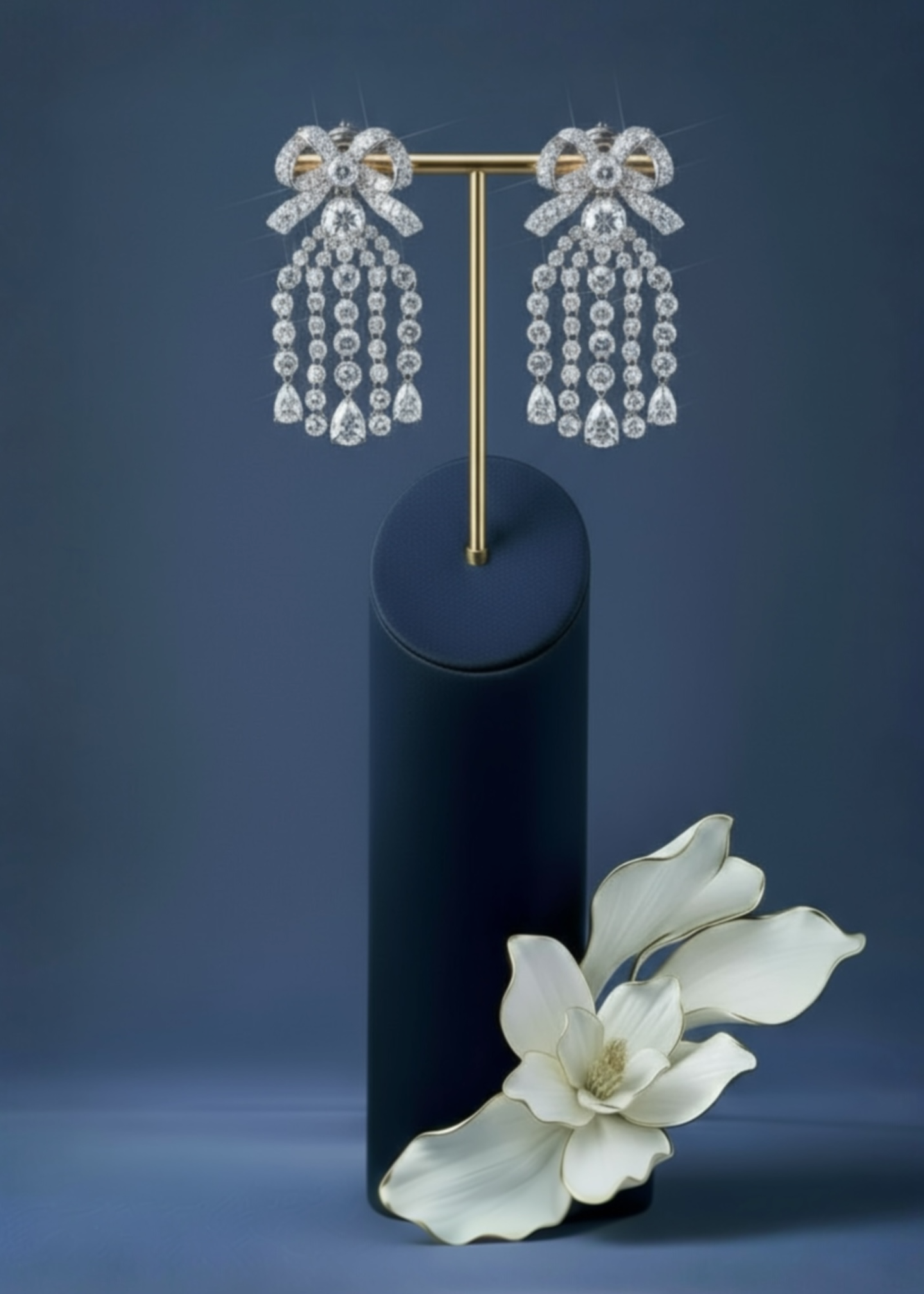 Marquise Bow Earrings