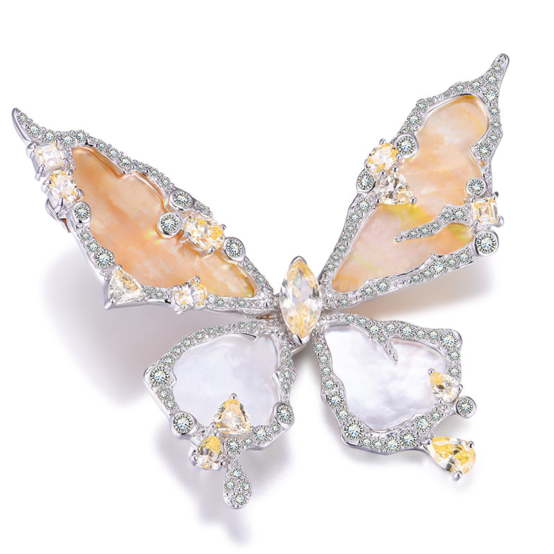Lune Wing Brooch