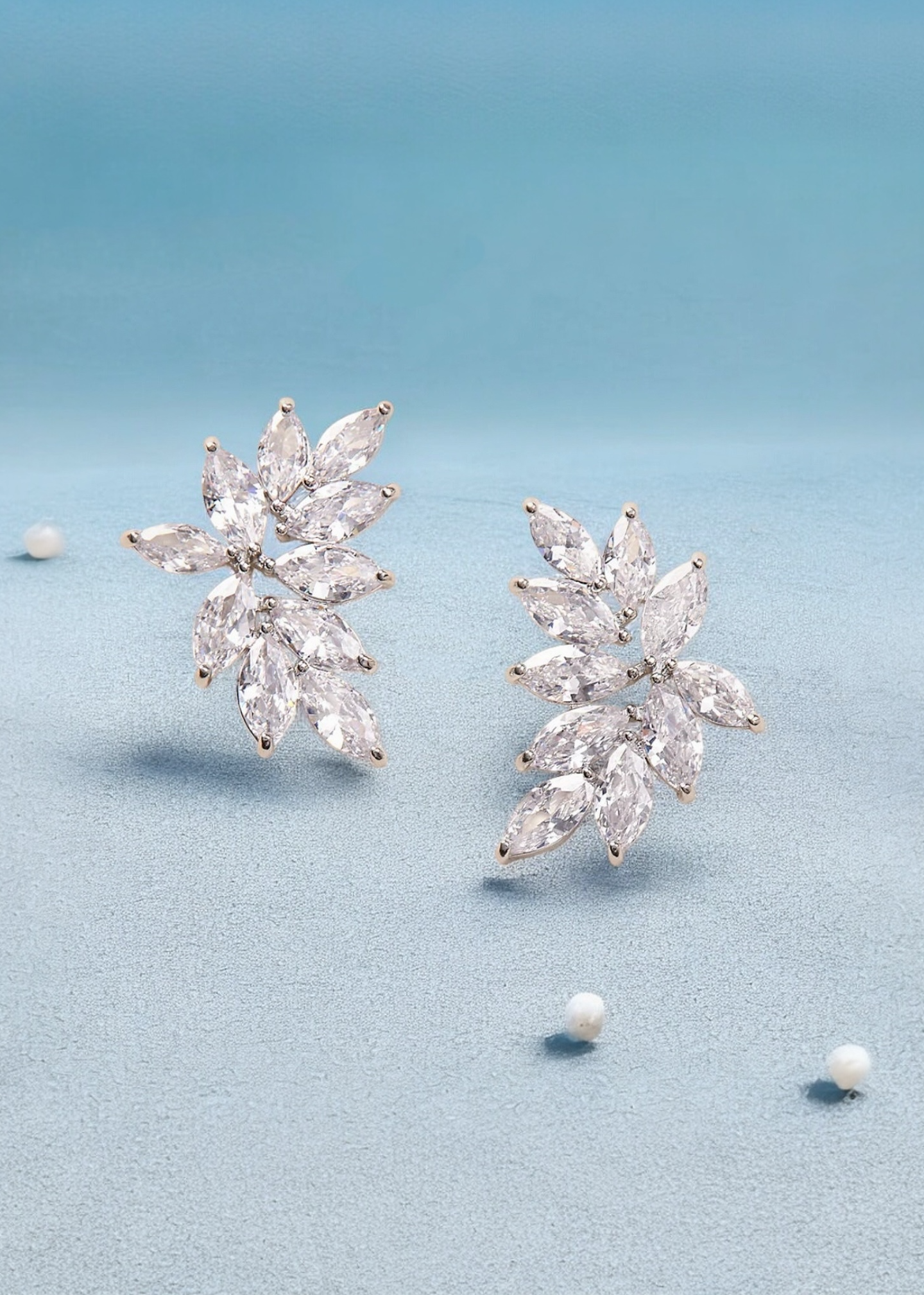 Frosted Laurel Studs
